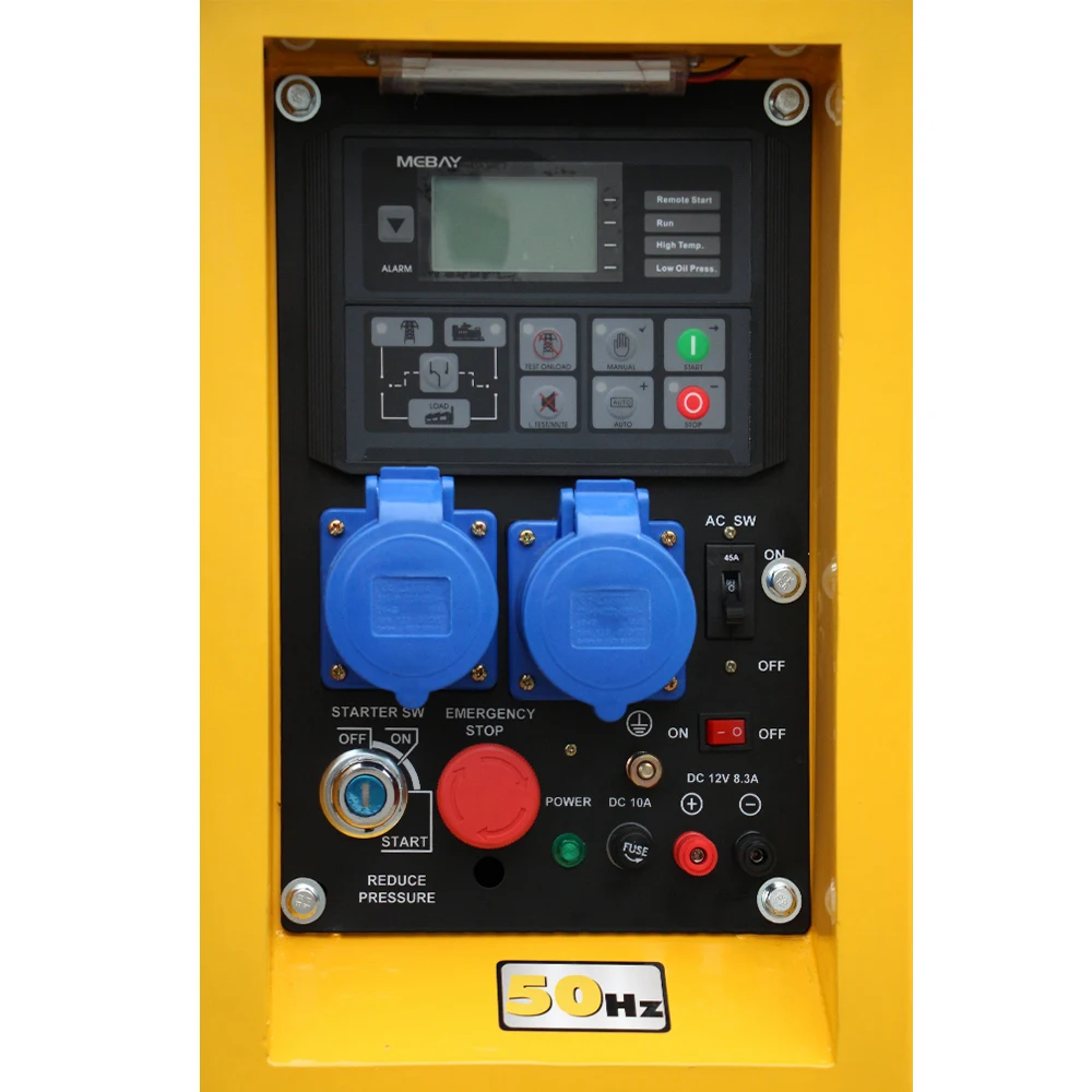 Equal Power Three-phase 400V Portable 12 Kva Electricity System Diesel Generator Set