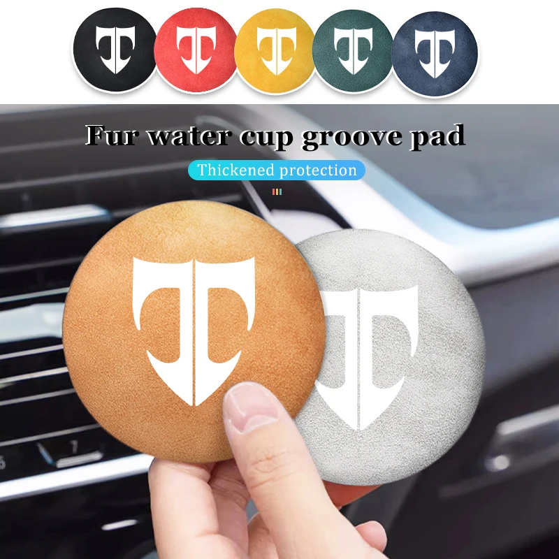 سيارة كأس الماء حامل المضادة للانزلاق وسادة شارة الملحقات الداخلية لشركة هيونداي توسكاني كوبيه تيبورون 2004 2005 2006 2007 2008 2009 #1