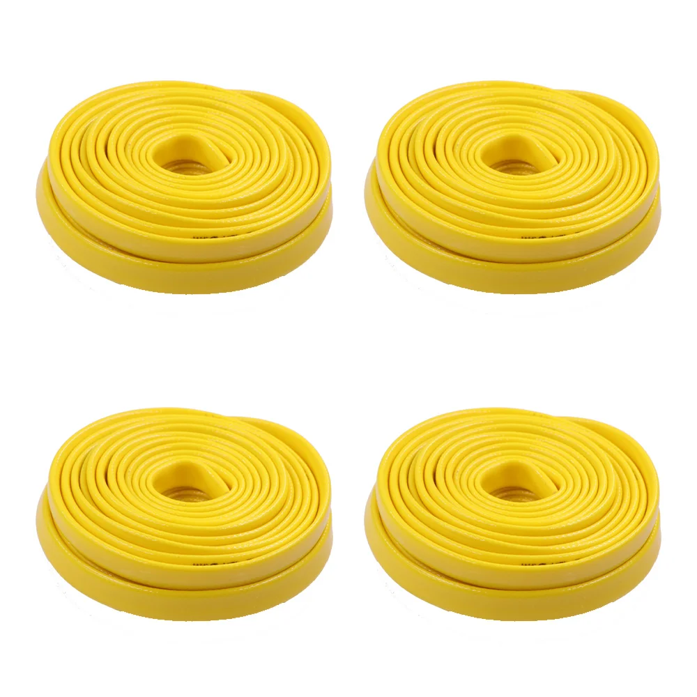 

5M-20m TPE Yellow Blue 1/2”Flat Water Hose for Home Garden Hose Outdoors Cold-resistanc Car Cleaning Pipe Supple Irrigation Tube