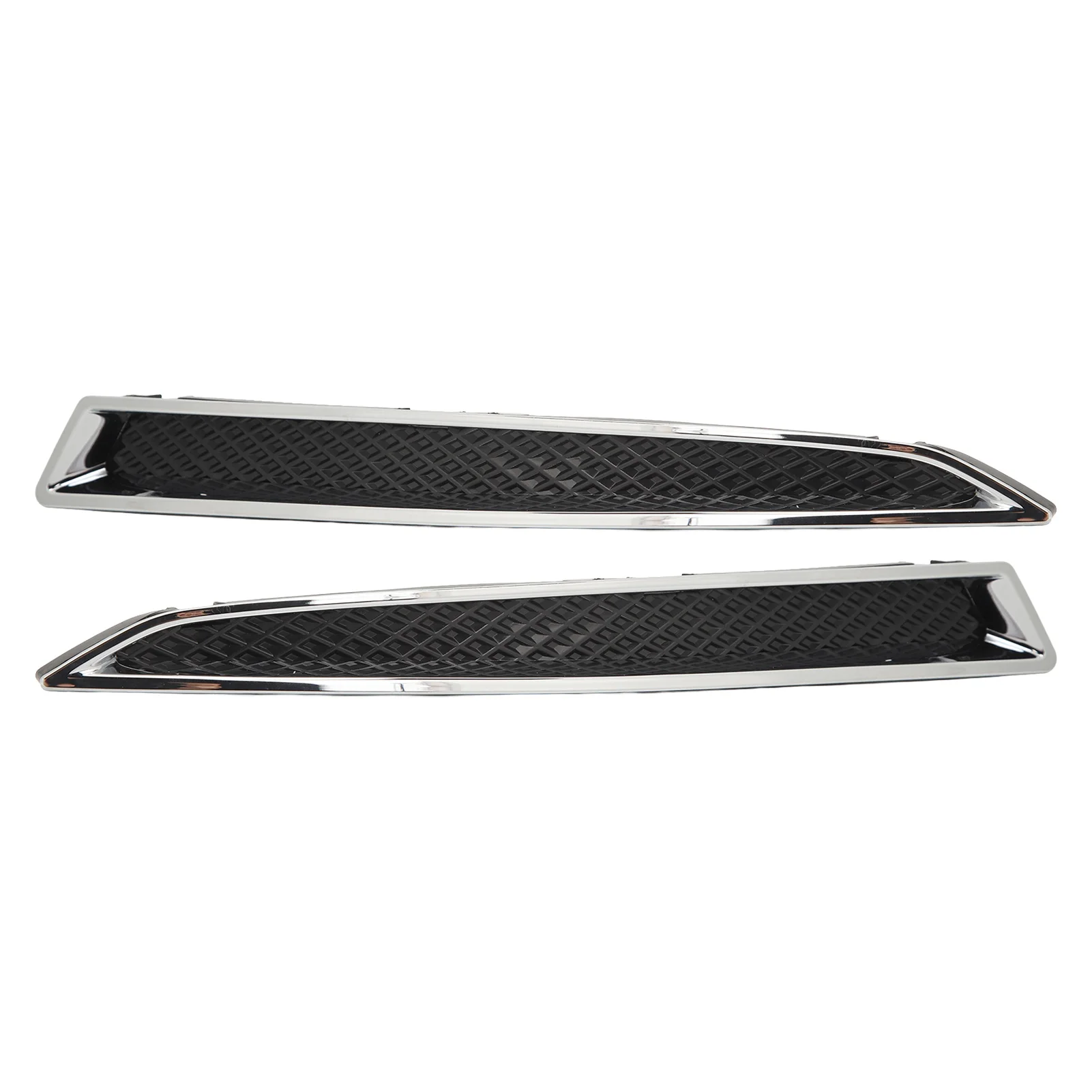 

Headlight Lower Trim Moulding Silver Frame Black Mesh Replacement For Ford Escape S Sport Utility 4 Door 2013 to 2016