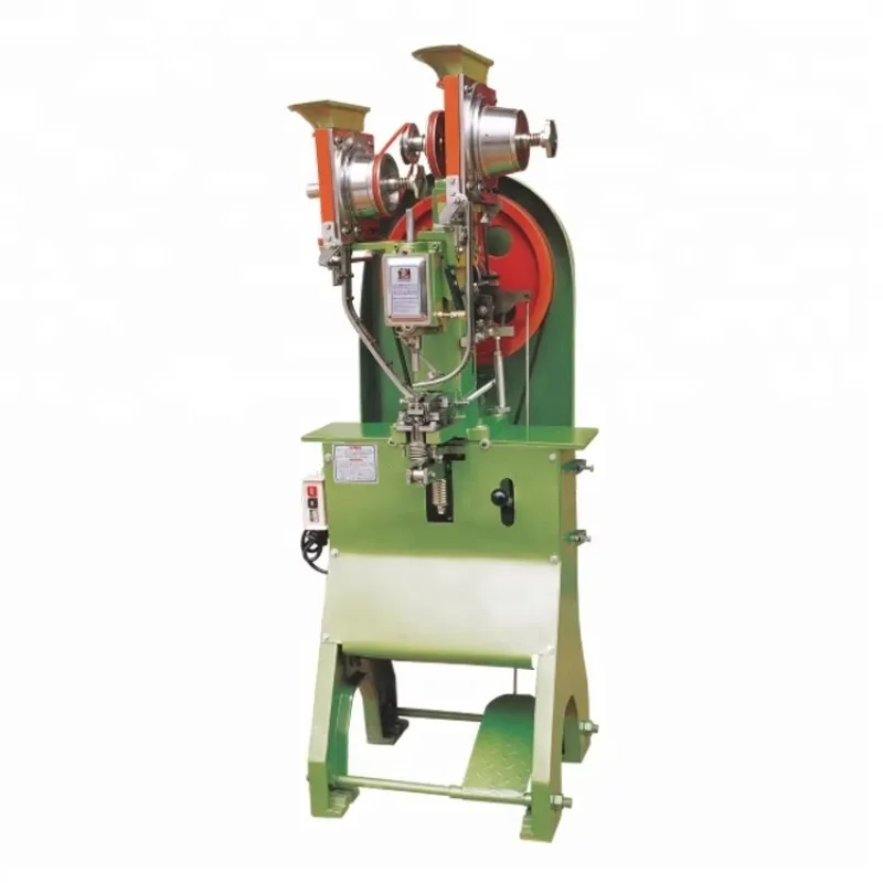 JZ-989G High Speed Electric Dual Feed Grommet Press Machine For Leather Belts Bags Garments