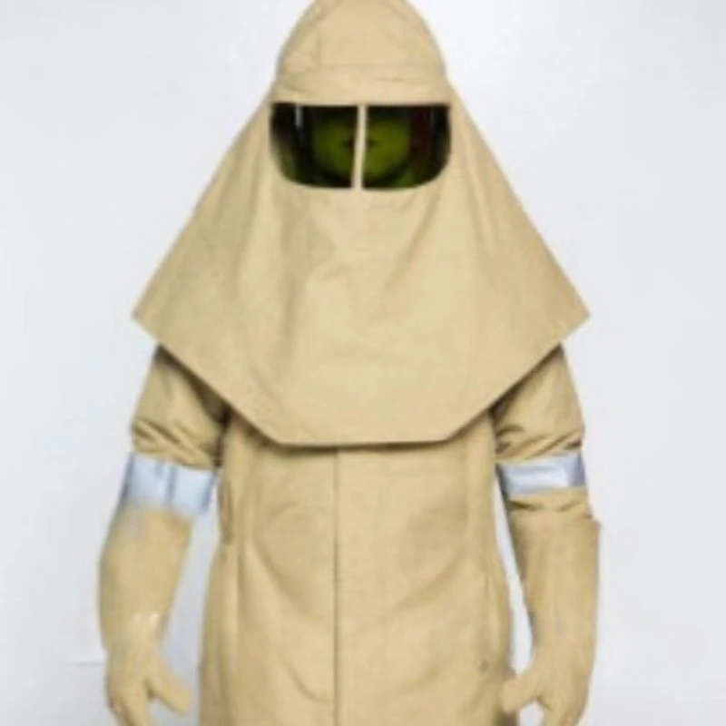 

Anti-arc clothing 47CAL anti-arc clothing anti-arc robe overalls hood gloves foot cover