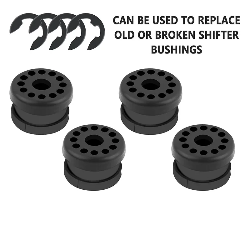 

4X Grommet For Dodge Ram 1500 2500 3500 4x4 Transfer Case Shifter Linkage Control Lever Bushing 68078974AA 68078975AA 2002-2010