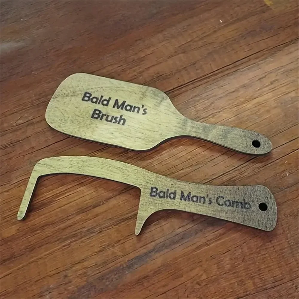 Funny Comb For Bald Men Novelty Party Favors Hair Styling Tool for Adults Weird Stuff Father\'s Day Gifts Cute Aesthetic Gadgets