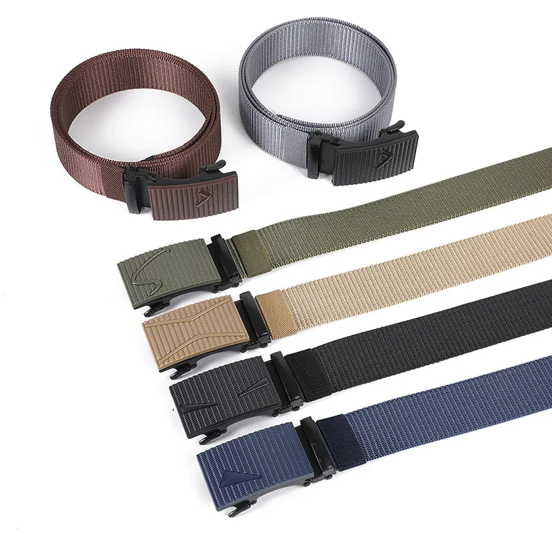 

New Men Nylon Canvas Belt Outdoor Combat Belt Tactical Belt Men's Casual Belt