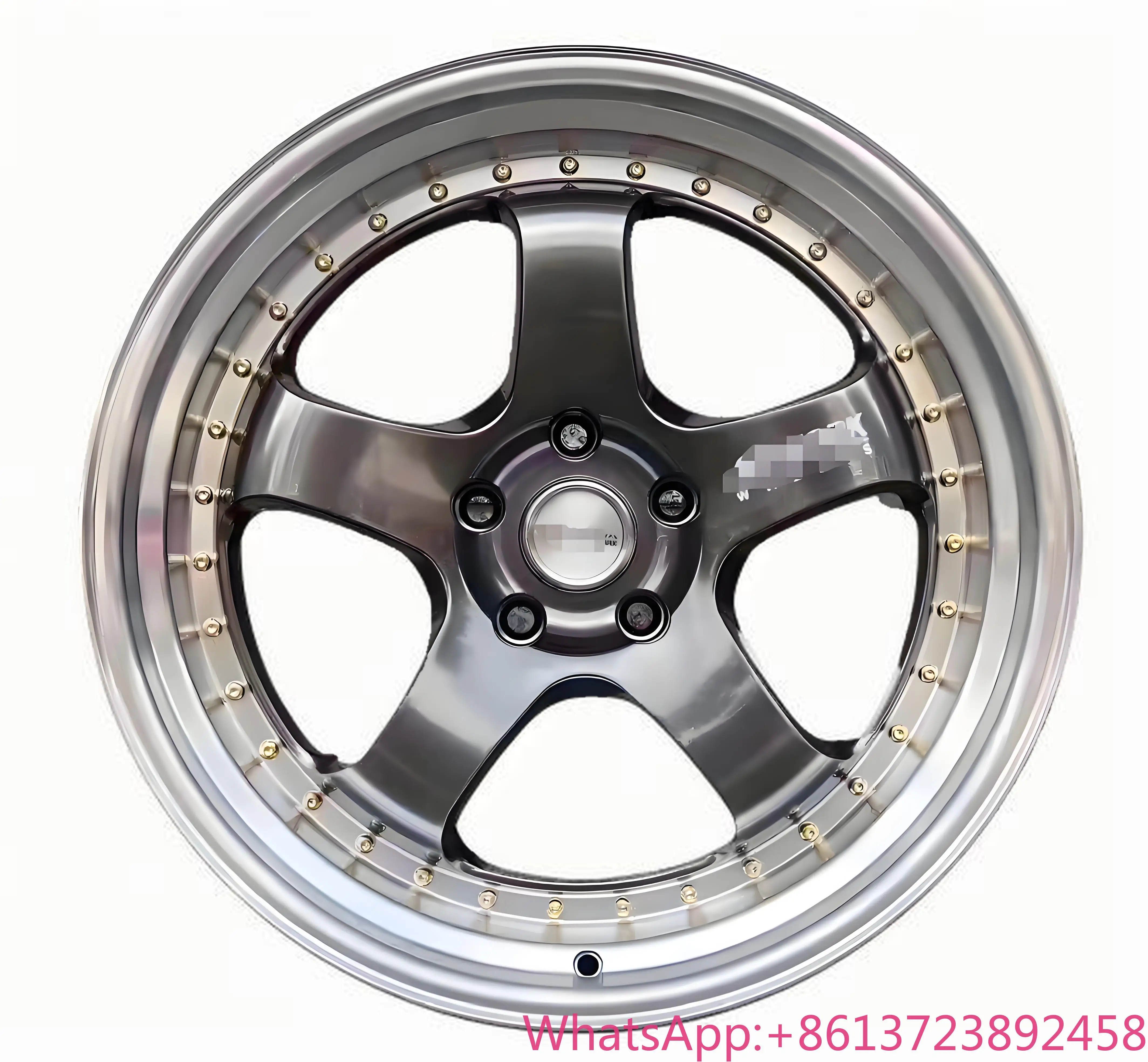 

Aluminum Alloy Wheel 5 Spoke 18 19 Inch Auto Rims 5X114.3 5X100 5X112 5X120Custom Wheels for Car Deep Dish Rims
