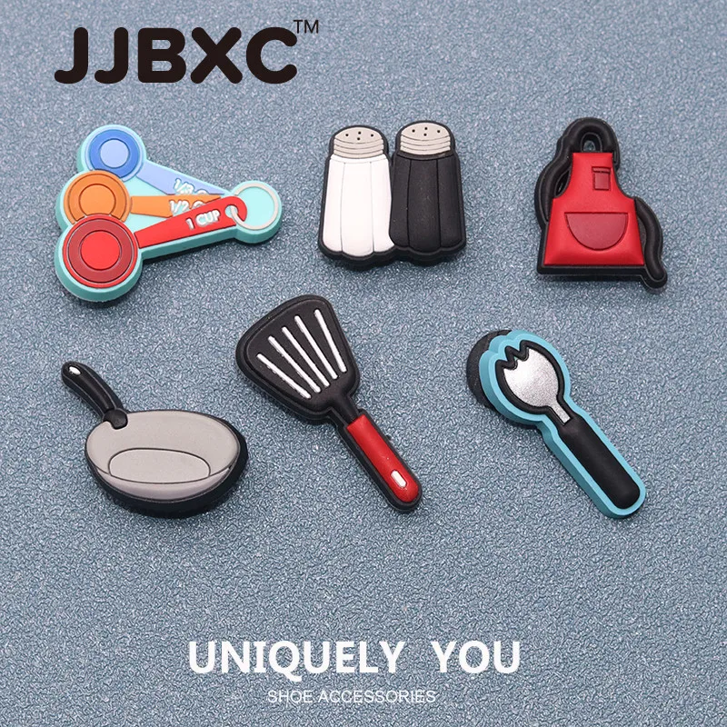 

JJBXC CHARM обувь с пряжкой, аксессуары для обуви, мультяшная кухня, модная обувь «сделай сам», аксессуары, подходящие для обуви с крестом