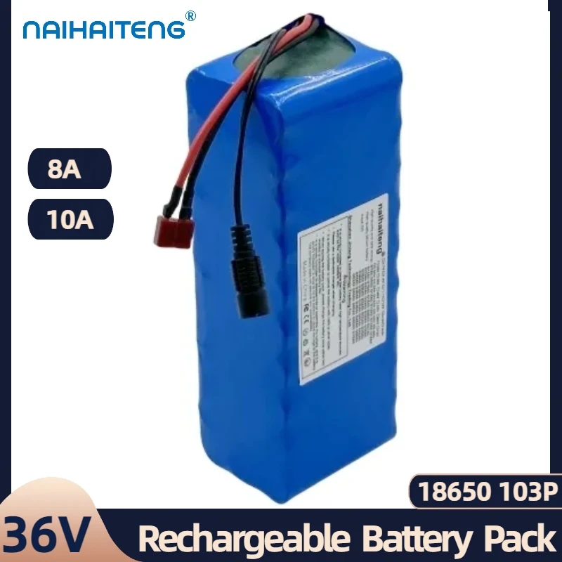 36V 10S3P 8A 10A 18650 Rechargeable Lithium Li-ion Battery Pack For General Folding Modified Vehicles Customizable And Wholesale