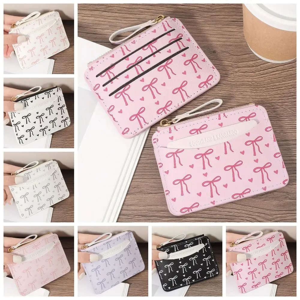 

New PVC Credit Card Holder Slim Small Card Case Lightweight Roomy Zipper Wallet for Women Girls Coin Purse