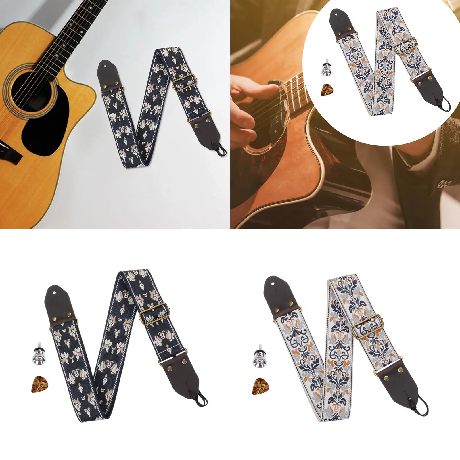 

Guitar Strap Bass Guitar Strap for Classical Guitar Mandolin Acoustic Guitar
