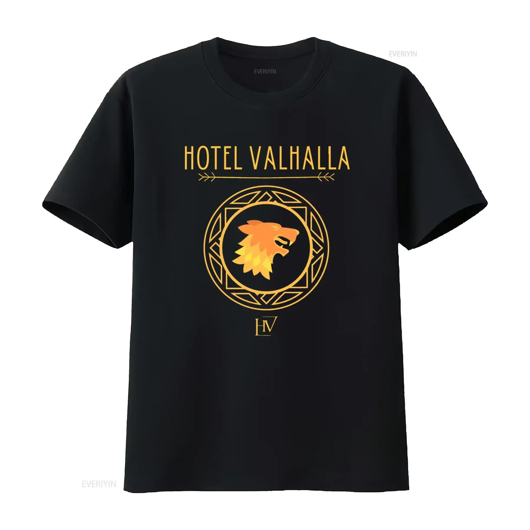 Hotel Valhalla T Shirt Fan Camp Half Blood Jupiter Magnus Chase Black 6xl  vintage Washed Casual Stretched Slightly Stylish