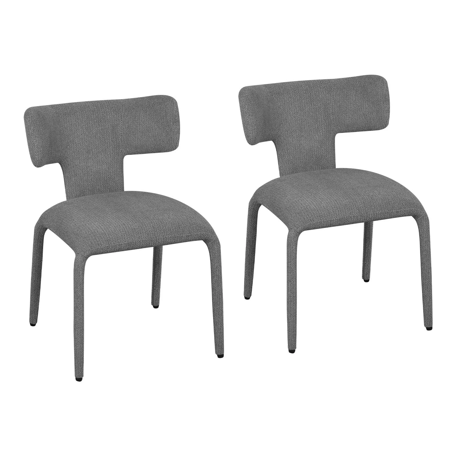 WOLTU 2 Stück/Set ergonomische Esszimmerstühle, Kunstleder/Leinen, Küchenstühle, Metallrahmen, Rückenlehne für Wohnzimmer, Schlafzimmer, Restaurant – Detail 18