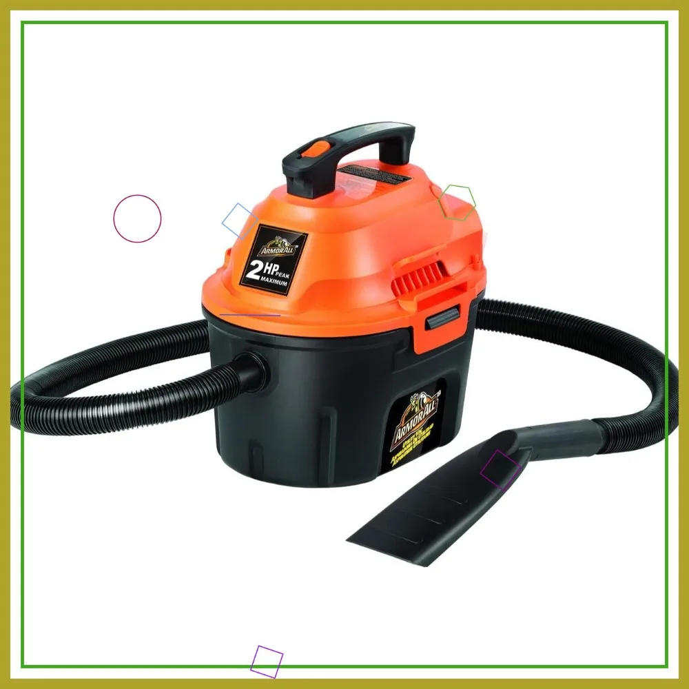 

2.5 Gallon 2 Peak HP Wet/Dry Utility Shop Vacuum, Orange