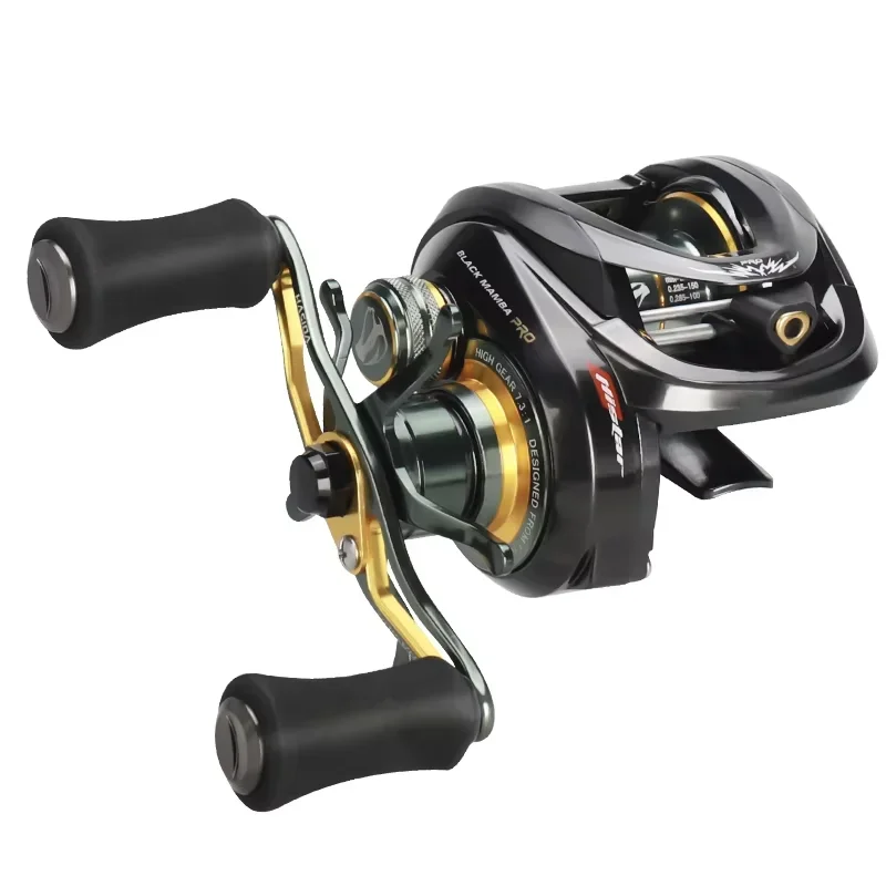 

Vikinger Reel BaitCasting 8.1:1 7.3:1 6.6:1 Ratio Reel Pesca Anti-Rust Corrosion Resistance Fishing Reels Bait Casting