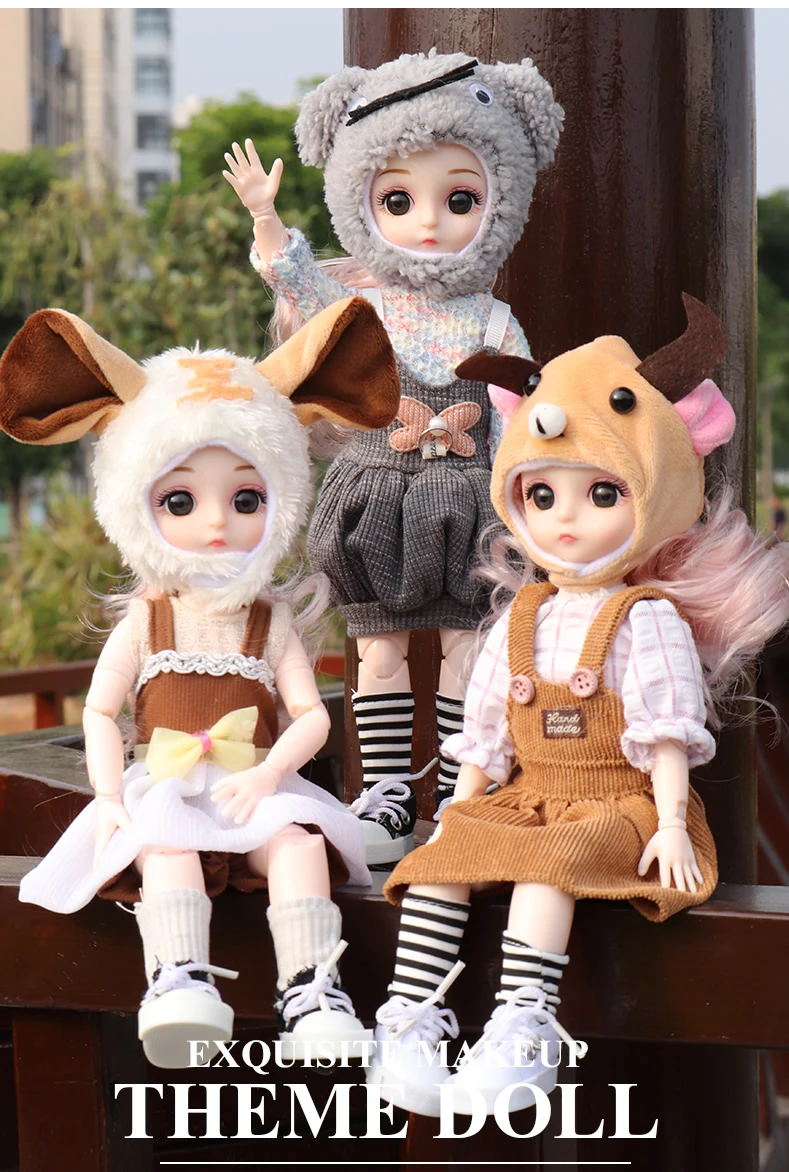 

Шарнирные куклы BJD 1/6, полный комплект с модной одеждой, мягкий парик, голова, пилочка, тело для девочек, игрушка, подарок, серия 12 созвездий