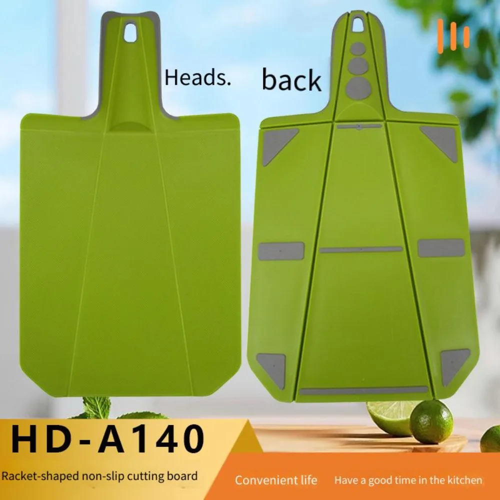 Racket-shaped non-slip cutting board outdoor plastic cutting board shovel-shaped cutting board can be hung portable food grade