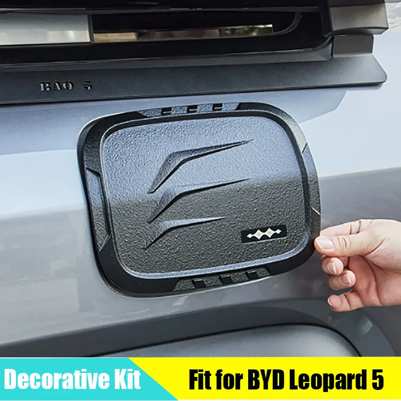 

Explosion Proof Paint Exterior Decoration Kit Fit for BYD Leopard 5 2023 2024 Taillight Frame Cover and Fuel Tank Cover