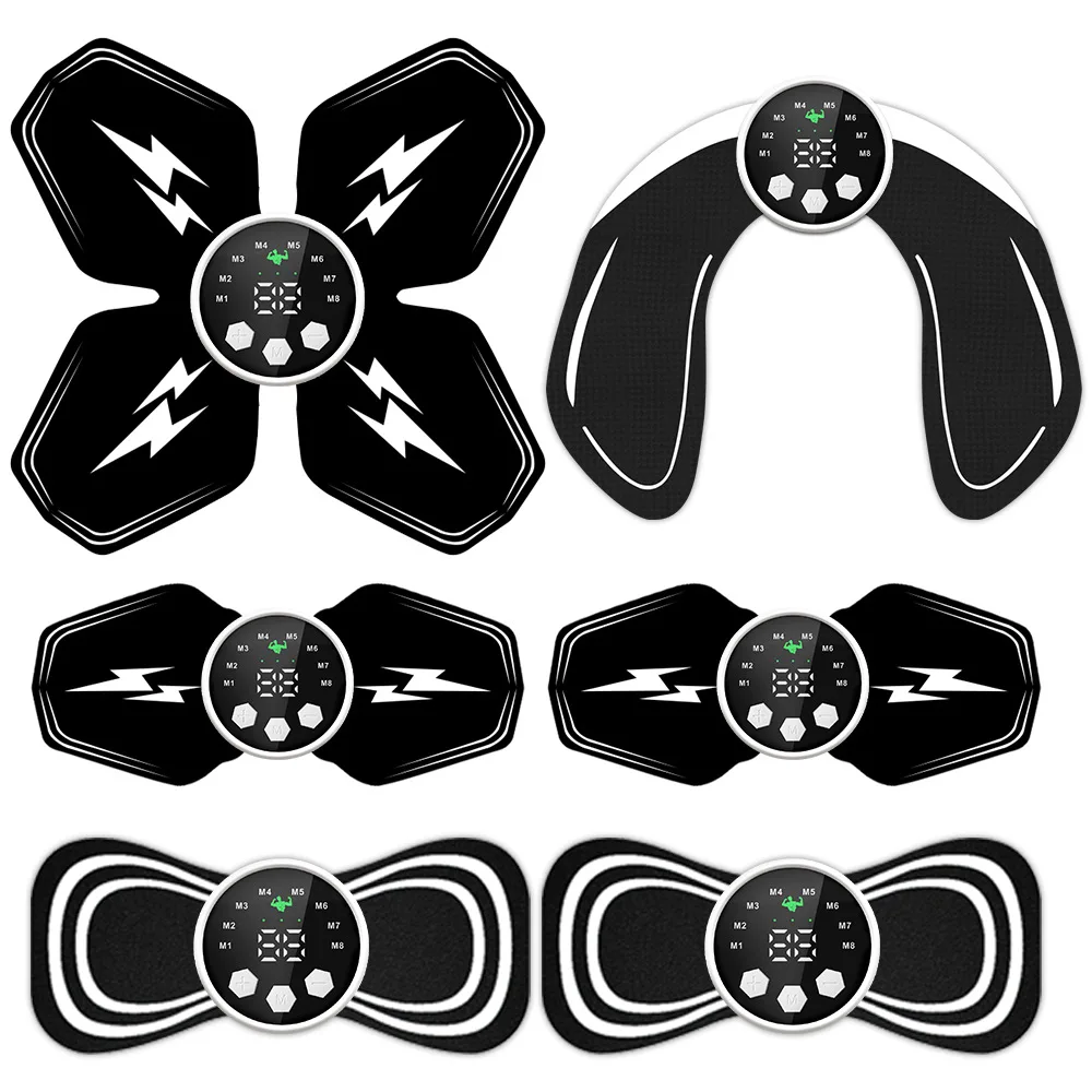 

EMS стимулятор мышц-тренажер для брюшного пресса, тонизирующий электрический фитнес-массажер для рук из АБС-пластика, фитнеса, коррекции фигуры