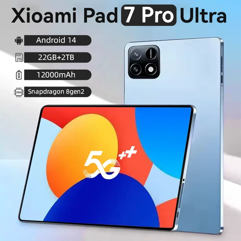 

Xioami Pad 7 Pro Ultra Latest Global First Tablet Android 14 Snapdragon 8Gen2 11 inch Soft Light Screen WiFi GPS WPS 5G PC