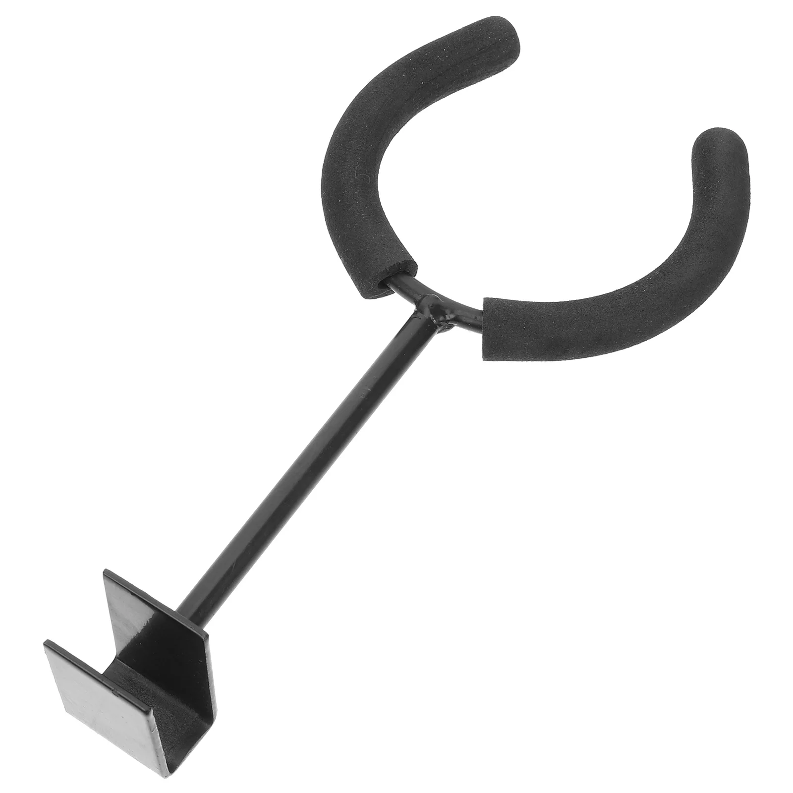 

Cucurbit Hanger Household Flute Wall Hanging Rack Coat Holder Black Iron for Instrument