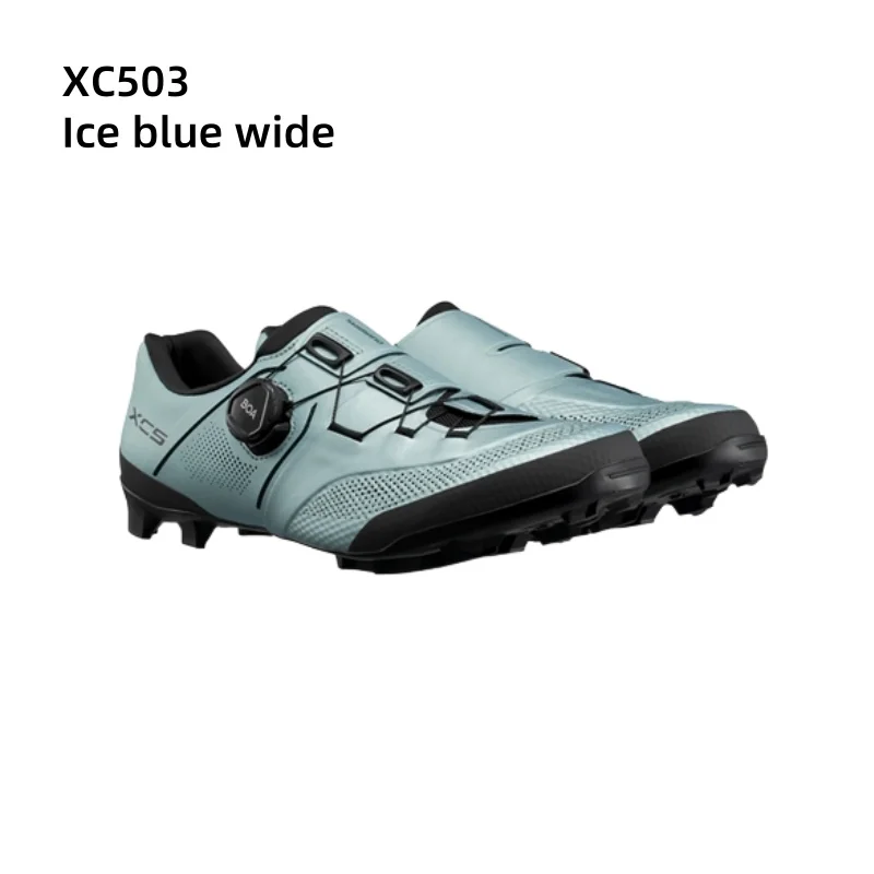 Shimano XC502 XC503 ل دراجة هوائية جبلية قفل الأحذية XC5 SH-XC502 الألياف الزجاجية وحيد دراجة الذاتي قفل أحذية ركوب الخيل قفل الأحذية
