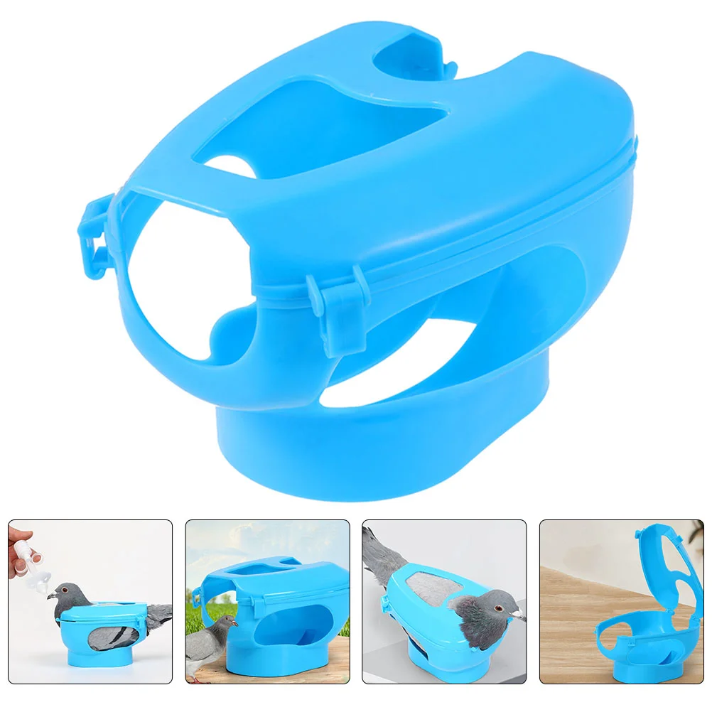 

Pigeon Retainer Injection Support Birds Mounting Bracket Racing Fixed Household Pigeons Holder Plastic Feeding Accessory Aid