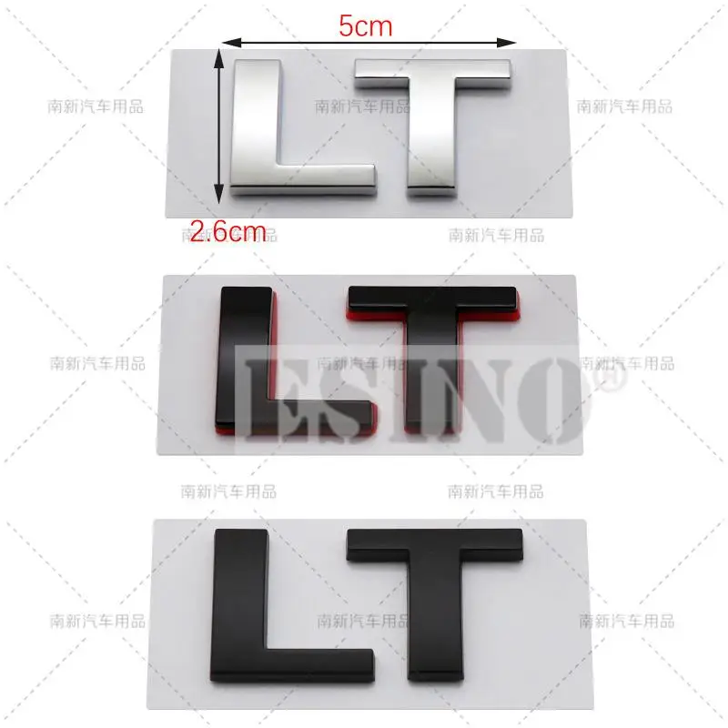 Car Styling LT 3D ABS Badge Body Adhesive Emblem Sticker Decal  for Chevrolet Silverado Suburban Tahoe Offroad 4X4 view 6