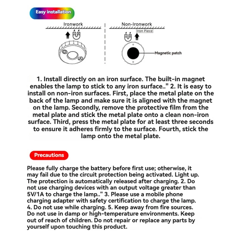 ABBY-Luci a disco con telecomando wireless LED RGB dimmerabili sotto l'illuminazione dell'armadio con faretto con rilevamento delle colline per armadietto del vino 3P