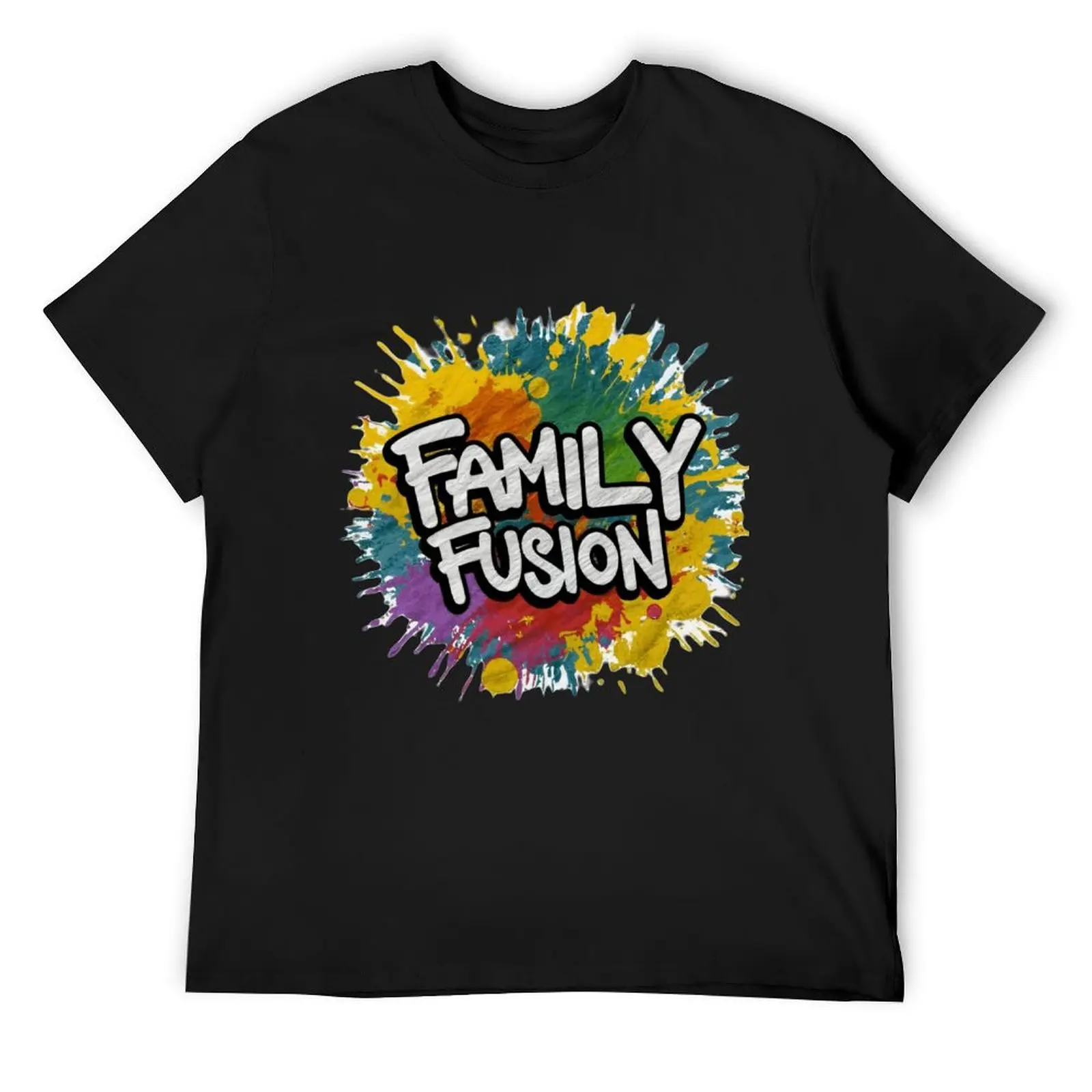 

Family Fusion in the style of Graffiti Art T-Shirt shirts graphic summer clothes blacks plain t shirts men