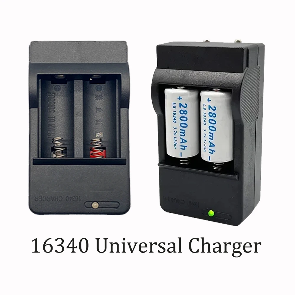 

100% NEW ICR16340 Battery CR123A RCR 123 2800mAh 3.7V Safety Camera Rechargeable Lithium Ion Battery