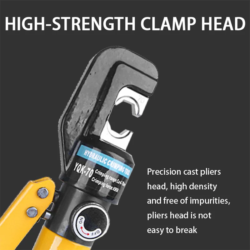 Alicates hidráulicos manuales eficientes de 8/12T: gran potencia, bomba de aceite mejorada, perfectos para tareas de fundición y moldeo de precisión