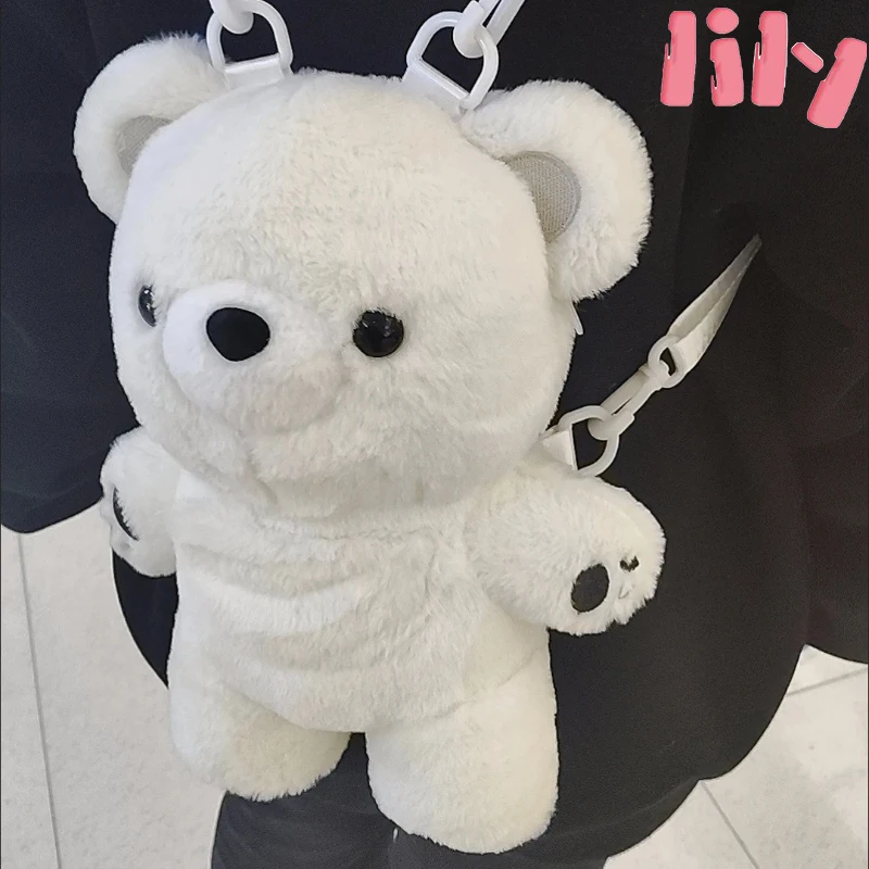 

Plush Toy Backpack With High Appearance Cute Teddy Bear Bag Versatile College Style Single Shoulder Backpack Doll Doll Gift