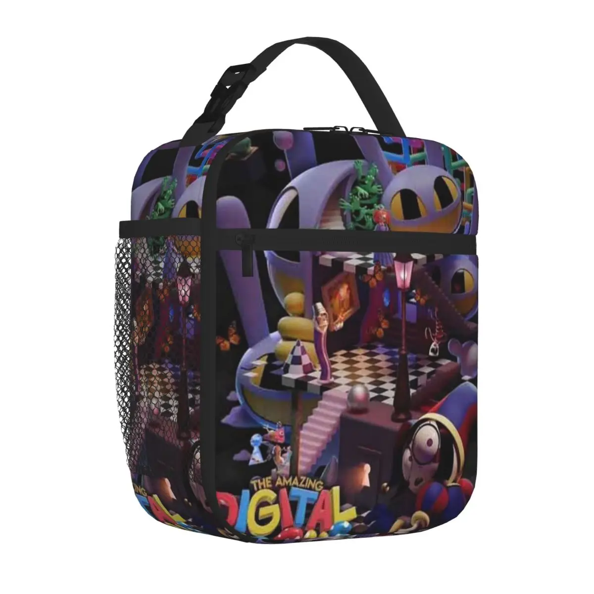 Bestselling Poster The Amazing Digital Circus 2026 Parent Child Matching Carry Lunch Bag Workday Snack Commuter Lunch Bag