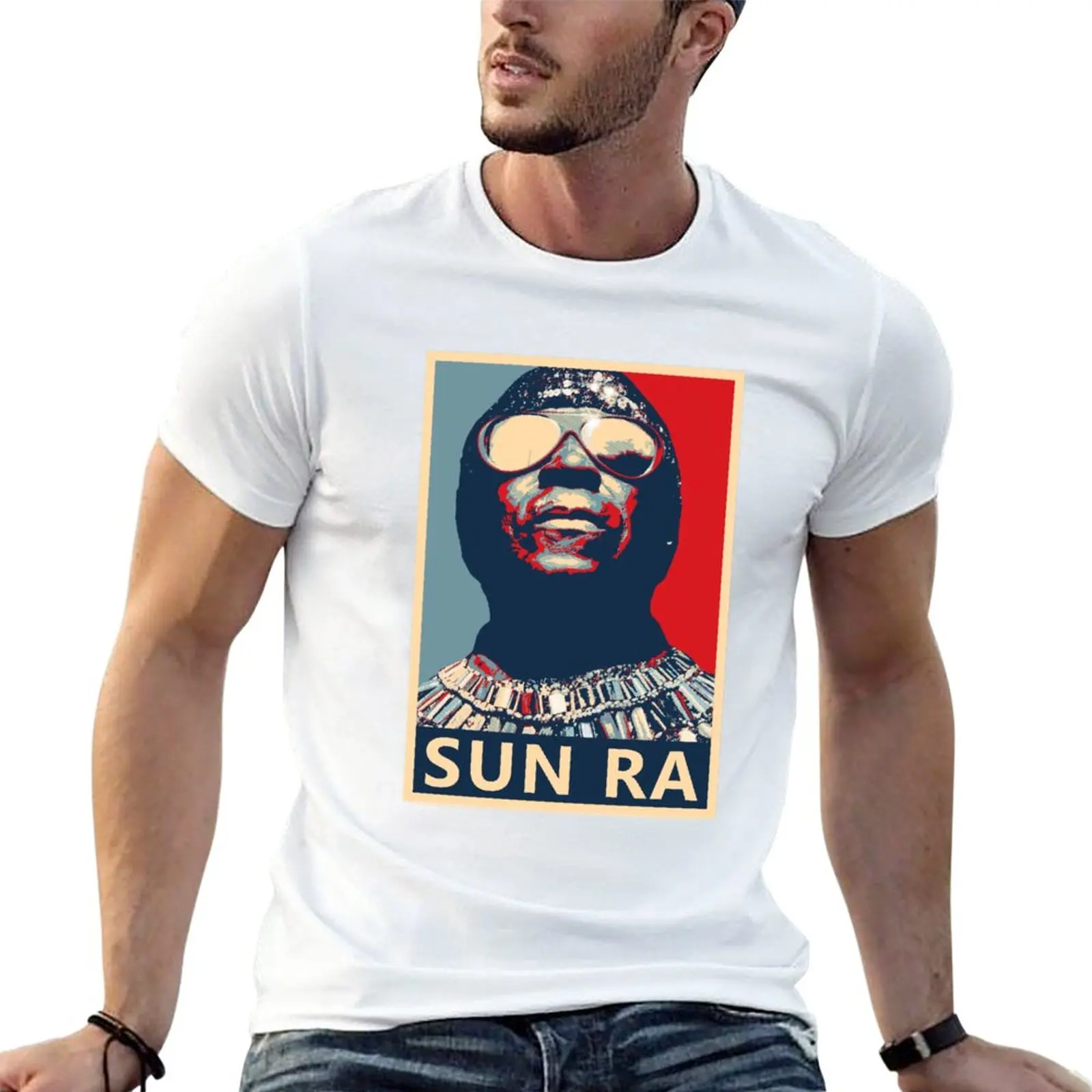 New Sun RA (Arkestra) Hope Poster - Gr??ten Musiker der Jazz Geschichte T-Shirt korean fashion workout shirts for men