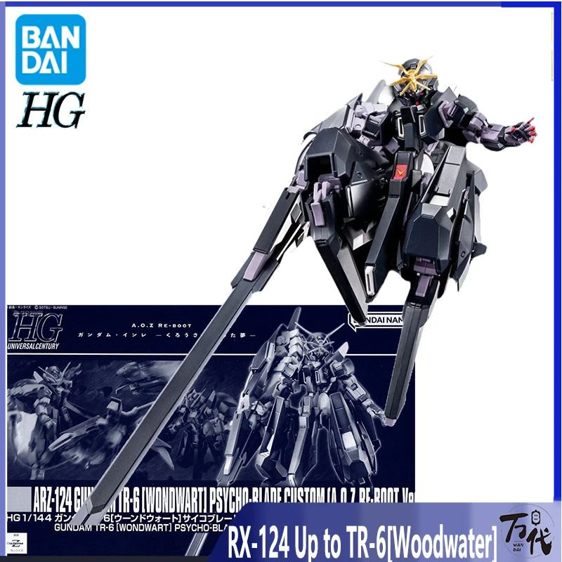 

Bandai Original Anime GUNDAM Model HG ARZ-124 GUNDAM TR-6 WONDWART PSYCHO-BLADE CUSTOM Action Figure PB Toys for Kids