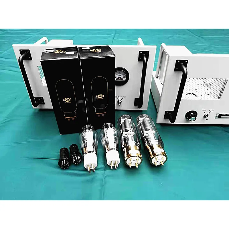 West Electric split 300B pushes 845 single-ended tube power amplifier 250w+250w, frequency response: 30HZ--25KHZ (-3DB)
