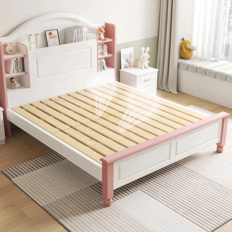 Frame Nordic Children Beds Nightstands Aesthetic Lazy Floor Children Beds Bedroom Storage Letto Per Bambini House Decorations