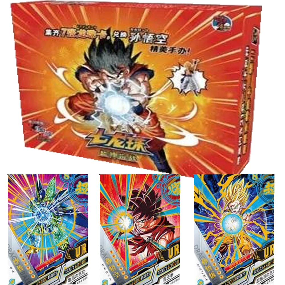 

Little Dinosaur Genuine Dragon Ball Cards Collection for Children Japan Anime Rare Limited Gilding SSR Cards Toys Birthday Gifts