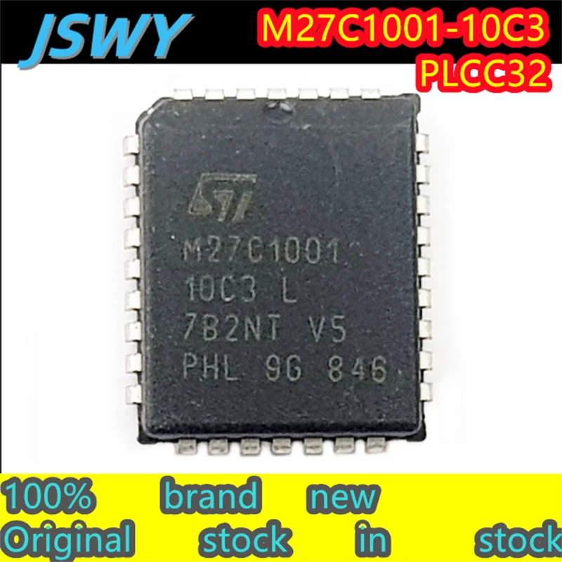 (3/30 pieces) M27C1001-10C3 M27C1001 PLCC-32 memory chip, good quality, 100% brand new, fast delivery