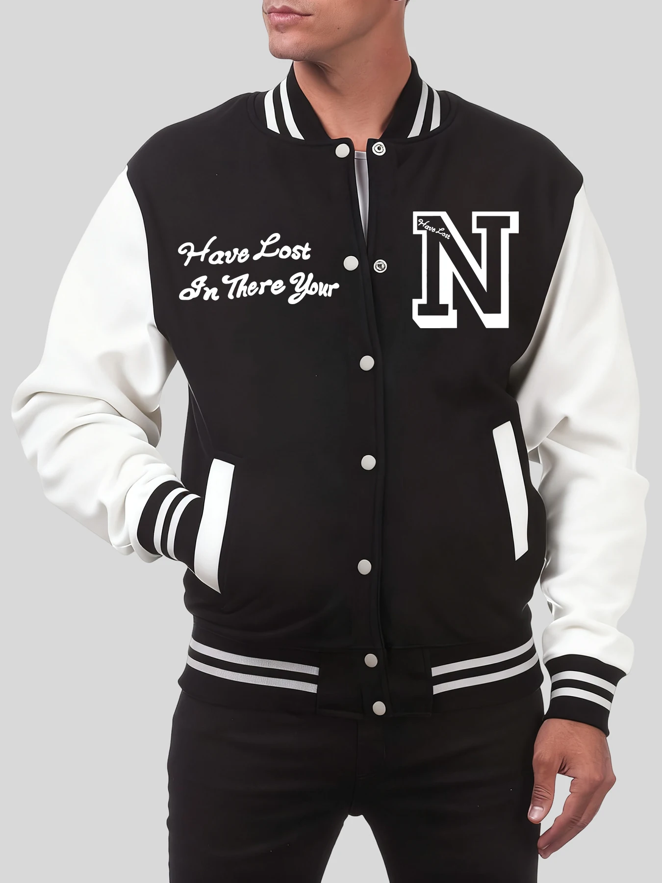 

Мужские куртки с принтами What Did You Lose In New York, спортивная повседневная бейсбольная форма, флисовая свободная одежда, осенняя винтажная спортивная одежда