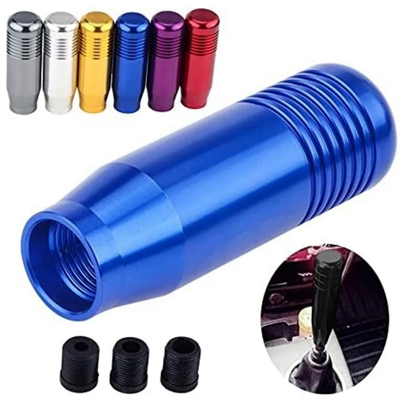 Gear Shift Knobs Universal Aluminum Alloy Weighted Shifter Knobs Metal Gear Lever Stick Handle Fit Most Automatic Vehicle