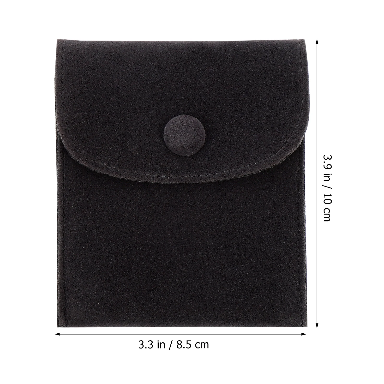 2 Pcs Watch Bracelet Storage Bag Snap Jewelry Purse Gift Packing Pouch Durable Cloth Material Wedding Party Use