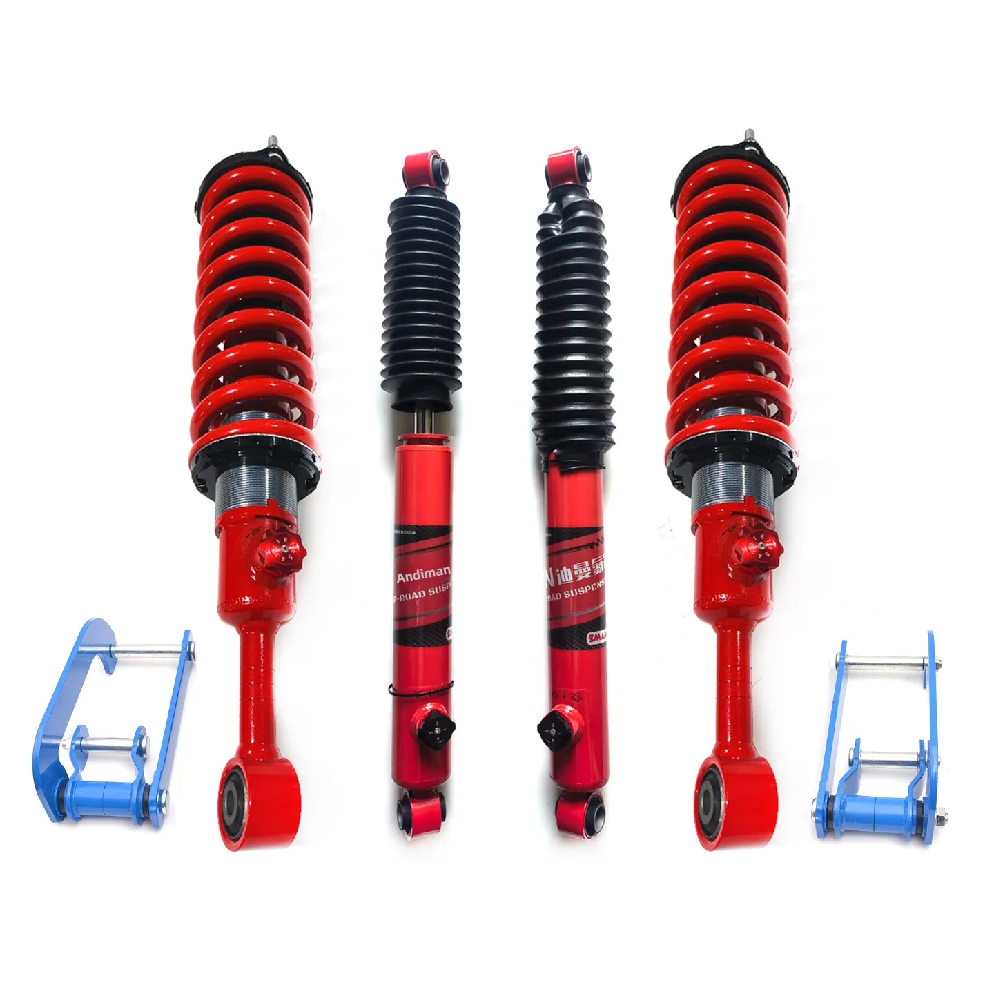 New Shock Absorber Chassis Upgrade Kit For Hilux REVO 2-inch Lift Includes Suspension Brackets Made In China