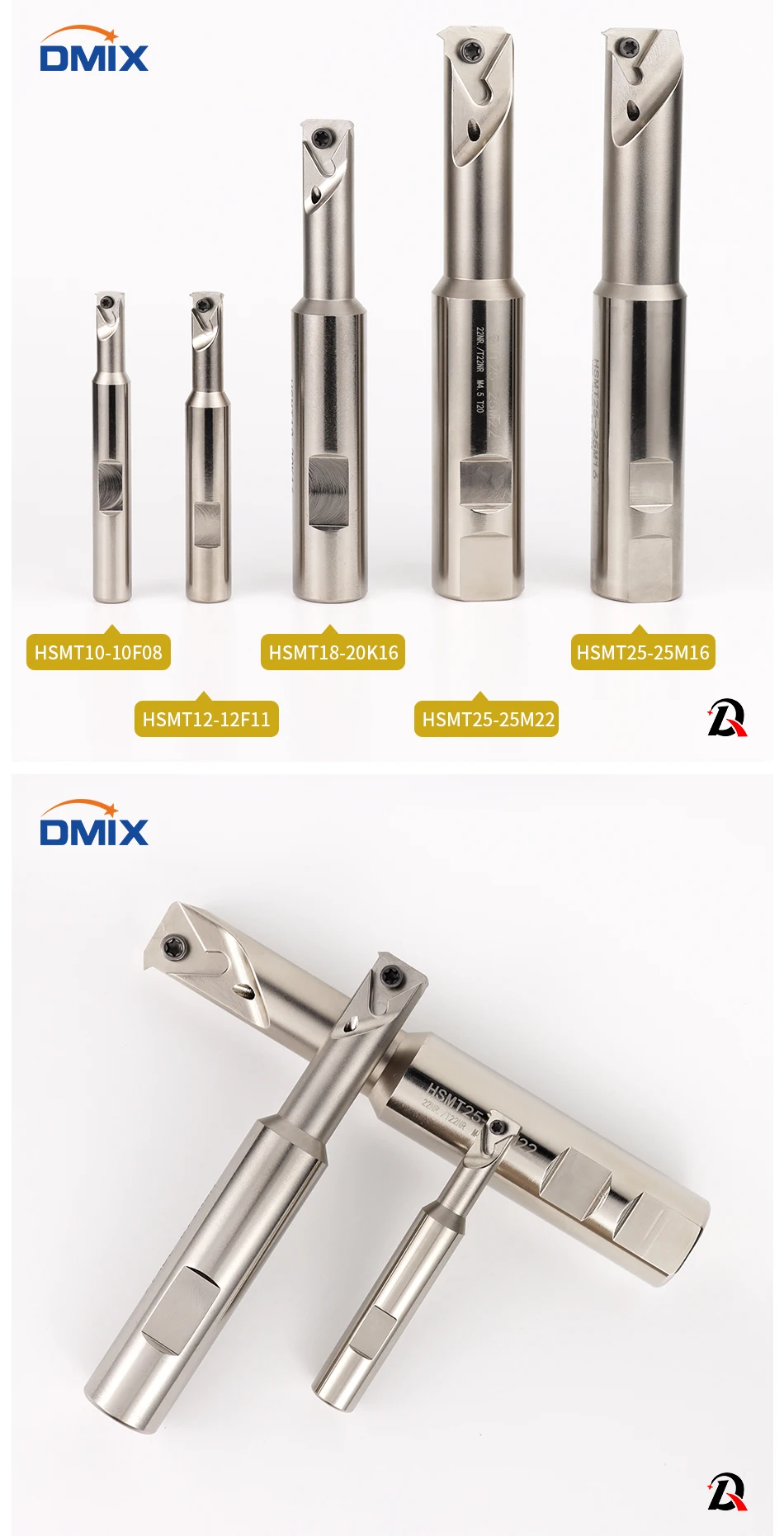 DMIX HSMT-Serie Gewindefräser Schaft CNC-Nutenfräser Einfachzahnfräser Schaft 16IR 22IR – Detail 6