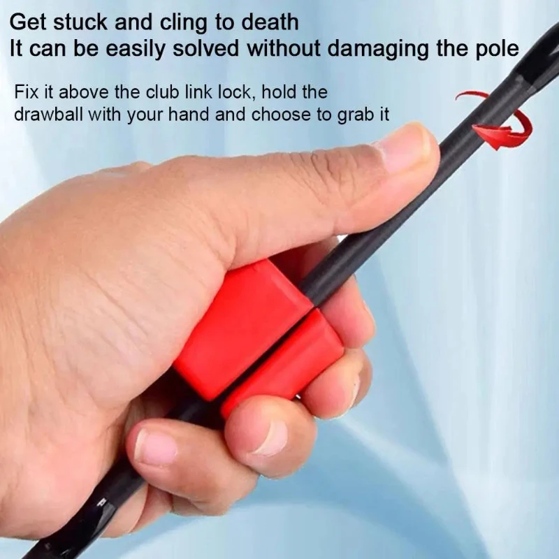 

Silicone Fishing Rod Holder Straps Portable Fishing Rod Stopper Fixed Ball 3 Hole Fishing Tackle Ties Fishing Accessory Tool