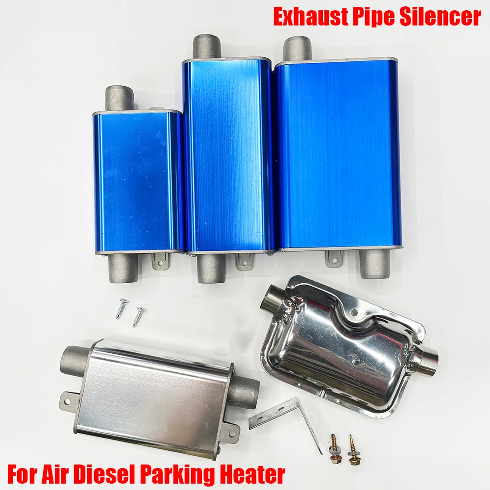 24mm Muffler Silencer Air Diesel Parking Heater Exhaust Pipe Aluminum Alloy Small Size For Car Truck Camper VAN