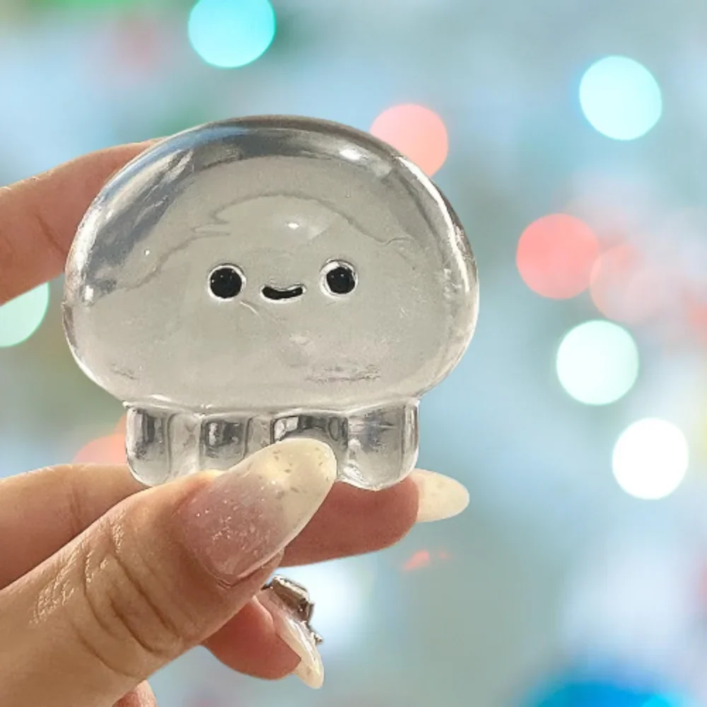 Taba Squishy Jellyfish Kawaii Stress Relieving Sensory Fidget Toys for Anxiety&Relaxation Desk Accessory view 5