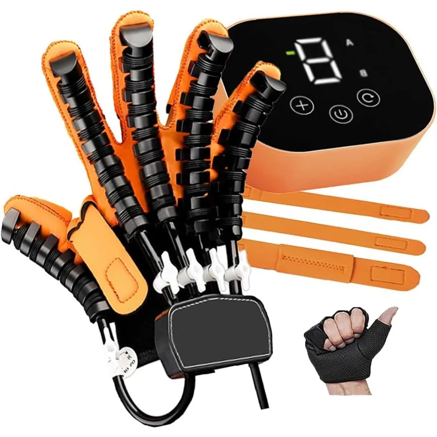 

Hand Rehabilitation Robot Gloves Intensity Adjustable Hempiplegia Arthriti Patient Therapy Left and Right Hand Finger Rehabilit