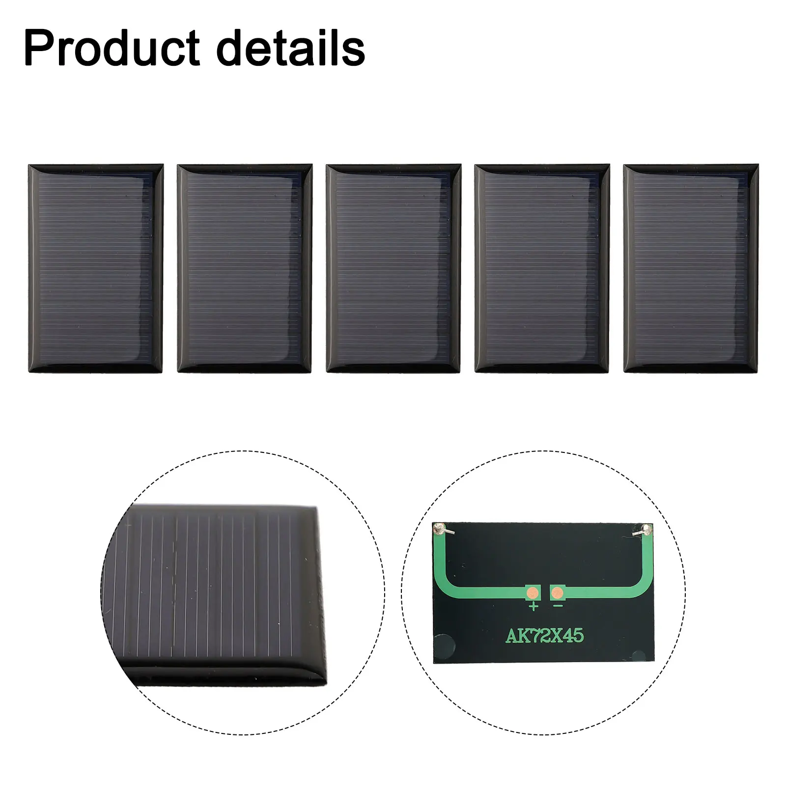 Innovative Technology Five Pack of Mini Solar Panels at 6V Reliable Performance Even in Challenging Conditions