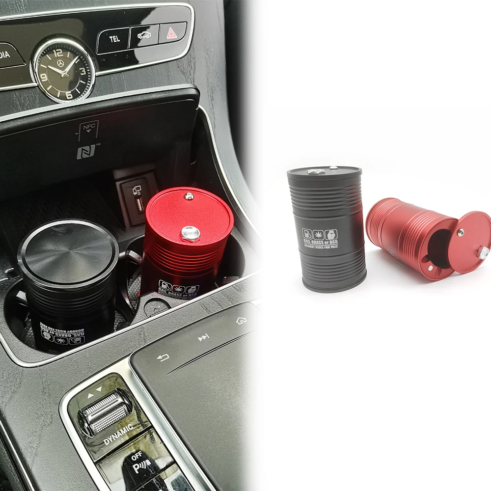 Newest Car Ashtray Cigarette Smoke Holder Portable Cigare Ashtray Interior Accesorios Gas Bottle Smoke Cup Holder Storage Cup